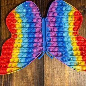 Rainbow Butterfly Pop It Fidget Toy